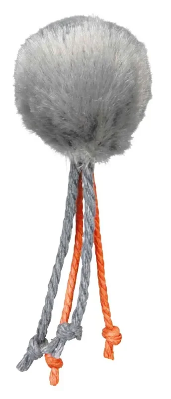 100x Trixie Ball mit Bändern, Plüsch, Katzenminze ø 4 cm