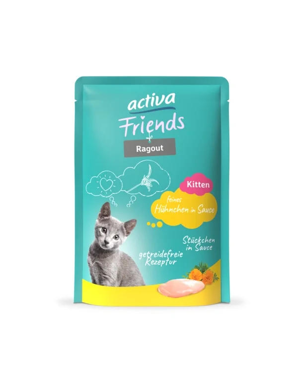 12 x activa Friends Kitten Ragout Huhn 85g