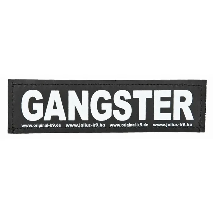 2 Julius-K9 Klettsticker GANGSTER
