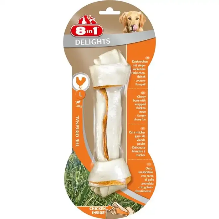 8in1 Delights Kauknochen Chicken L