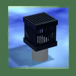 Ablauf Cube mit Deckel für 50 mm Rohr