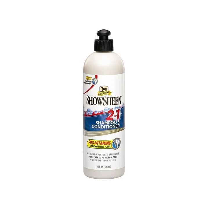 Absorbine ShowSheen 2in1 Shampoo & Conditioner 591ml für Pferde