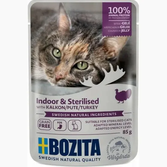 Bozita Cat HiG Indoor+Sterilzed 12x85g