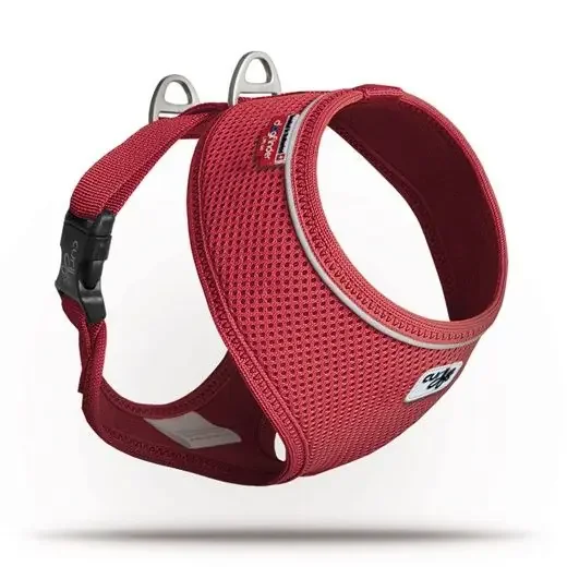 Curli Basic Geschirr Air-Mesh Rot XL