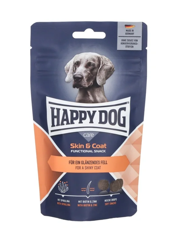 HAPPY DOG Care Snack Skin & Coat Ente 100g