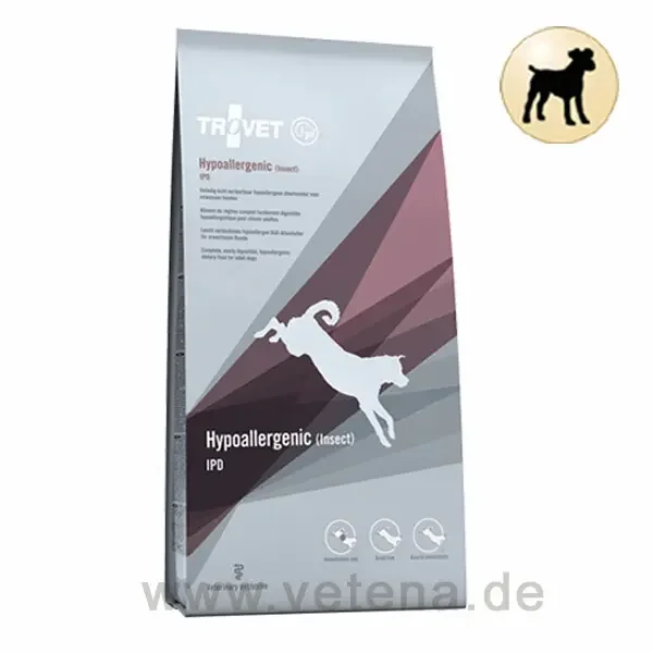 Trovet Hypoallergenic Insekten-Kartoffel IPD Trockenfutter für Hunde